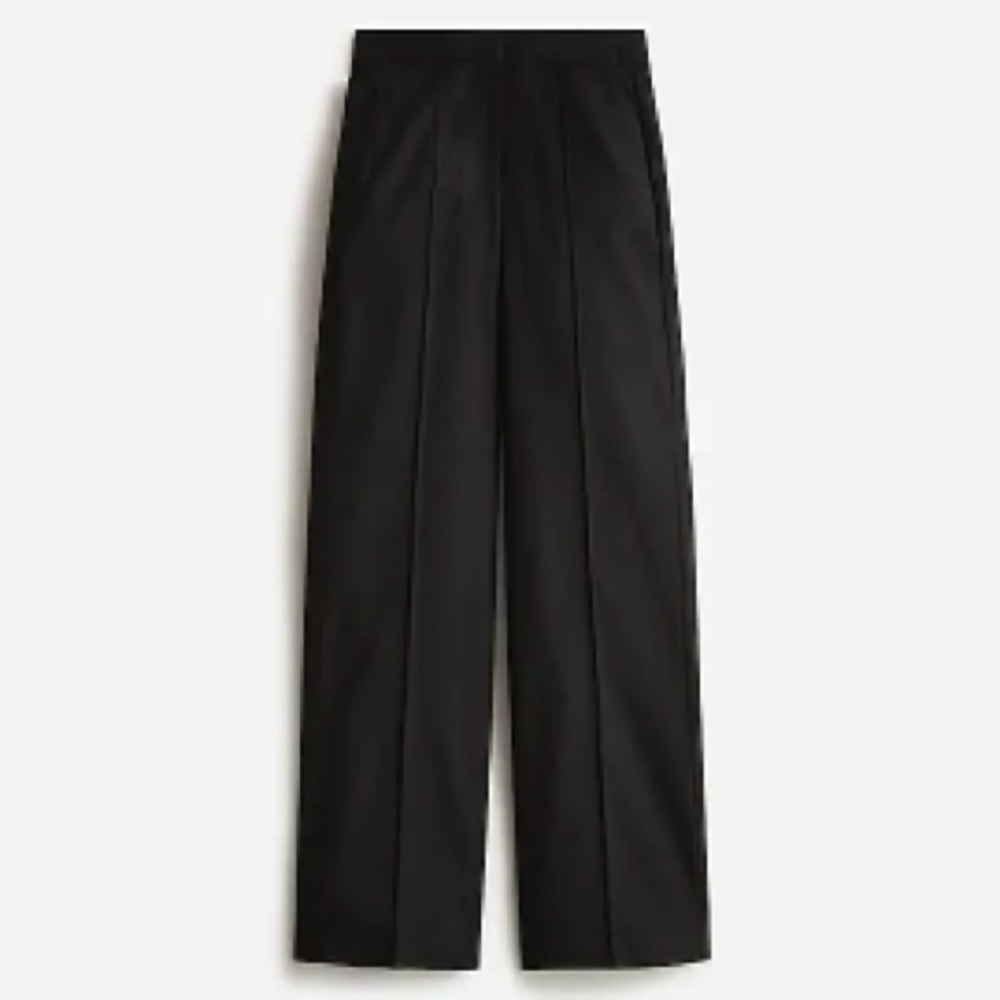 Jcrew Full-length wide-leg tuxedo pant in Italian wool Item BD286